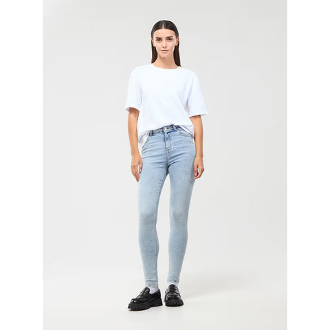 Light Blue Regular Waist Skinny Jeans | Montivo Pakistan