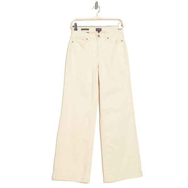 Offwhite Wide Leg High Jeans | Montivo Pakistan