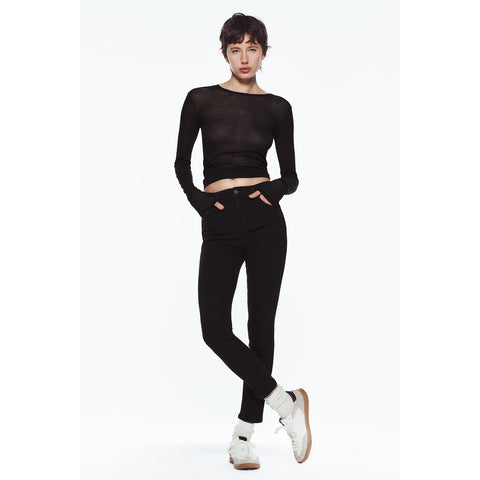 Black High Waisted Skinny Jeans | Montivo Pakistan
