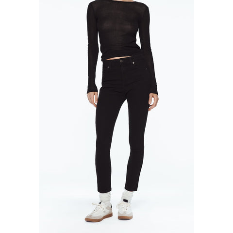 Black High Waisted Skinny Jeans | Montivo Pakistan