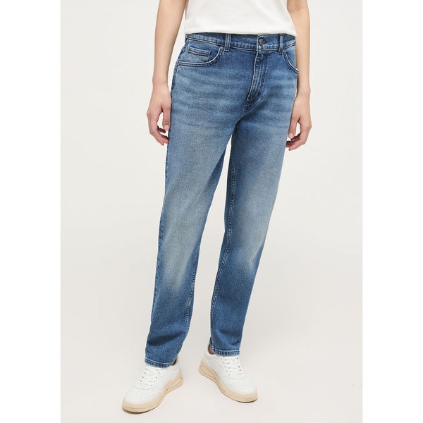 Blue Slim Mom High Waist Jeans | Montivo Pakistan