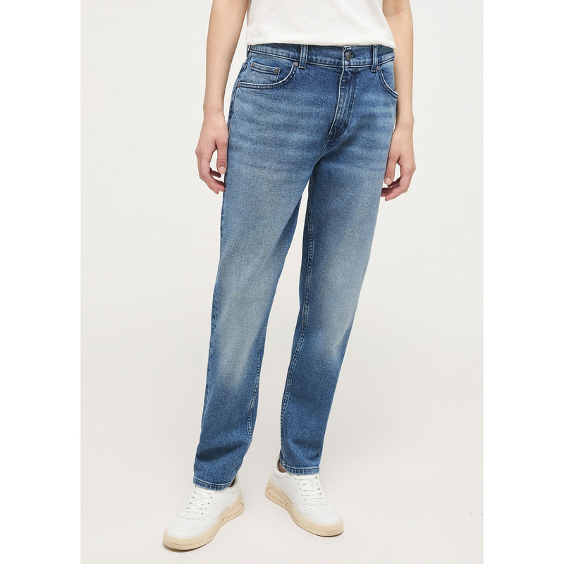 Blue Slim Mom High Waist Jeans | Montivo Pakistan