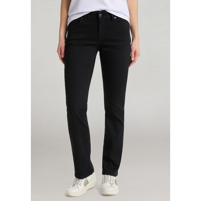 Black High Rise Straight Fit Jeans | Montivo Pakistan