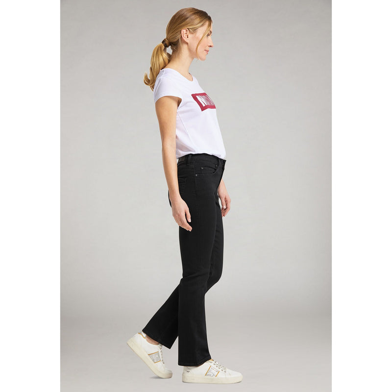 Black High Rise Straight Fit Jeans | Montivo Pakistan