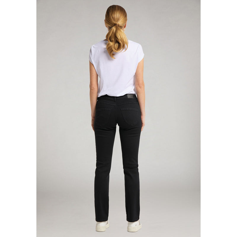 Black High Rise Straight Fit Jeans | Montivo Pakistan