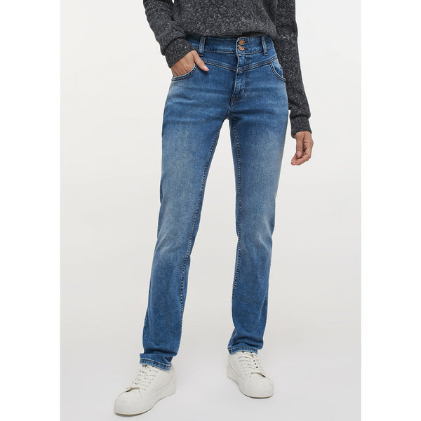 Blue Mid Rise Slim Fit Jeans | Montivo Pakistan