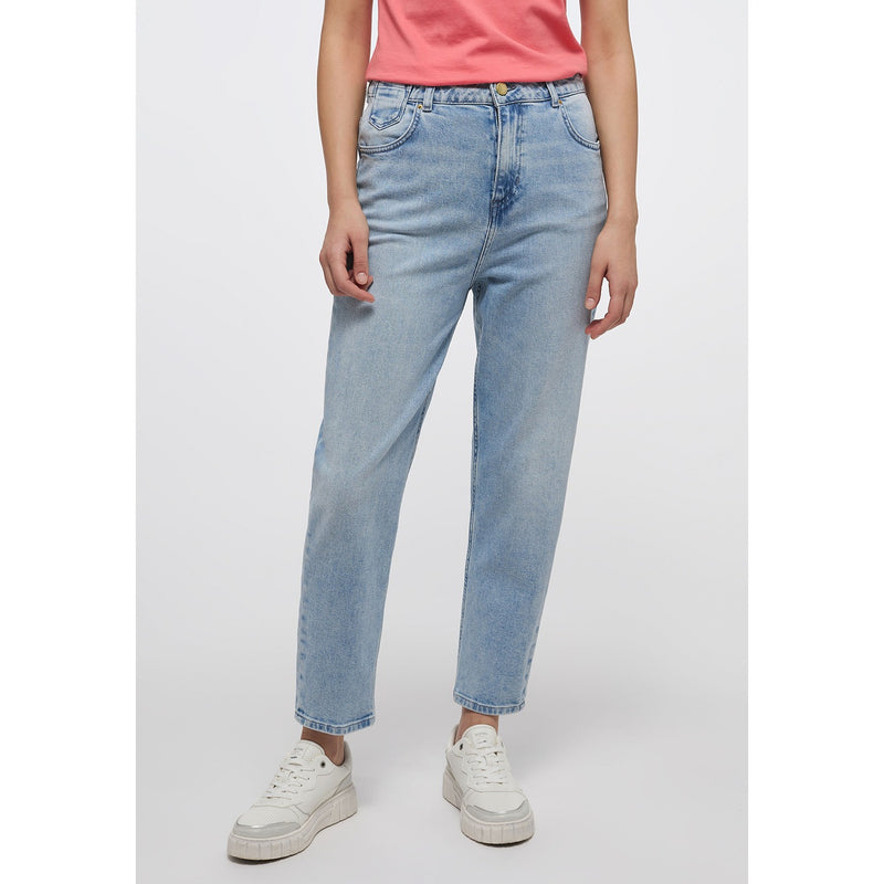 Light Vintage Blue Mom Fit Jeans | Montivo Pakistan