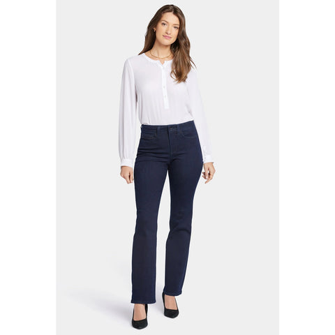 Blue Rinse Wash Slim Flare Jeans | Montivo Pakistan