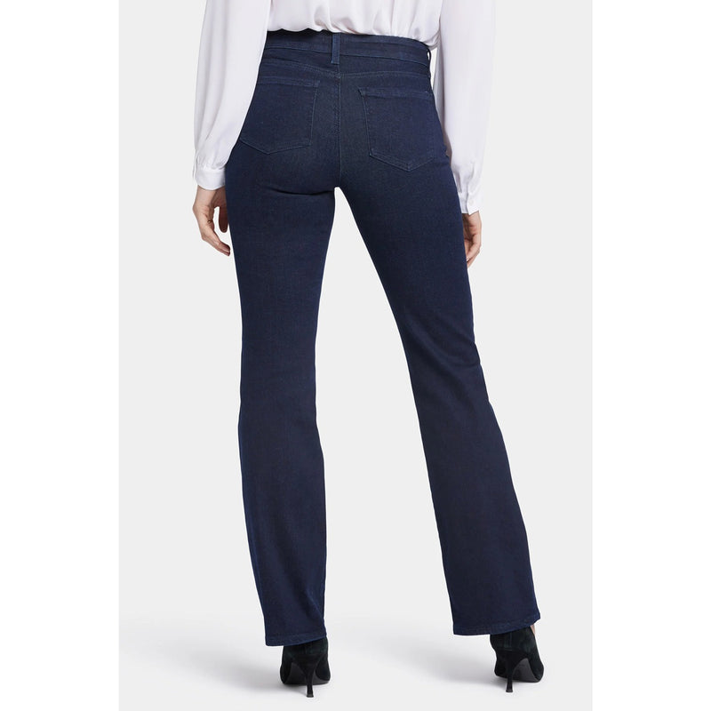Blue Rinse Wash Slim Flare Jeans | Montivo Pakistan