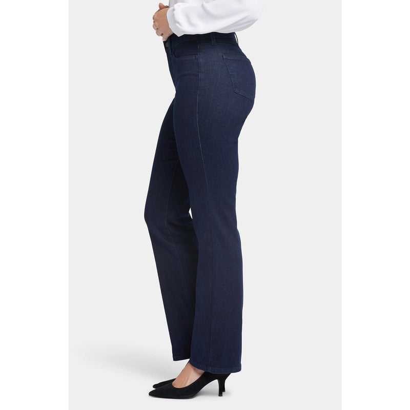 Blue Rinse Wash Slim Flare Jeans | Montivo Pakistan