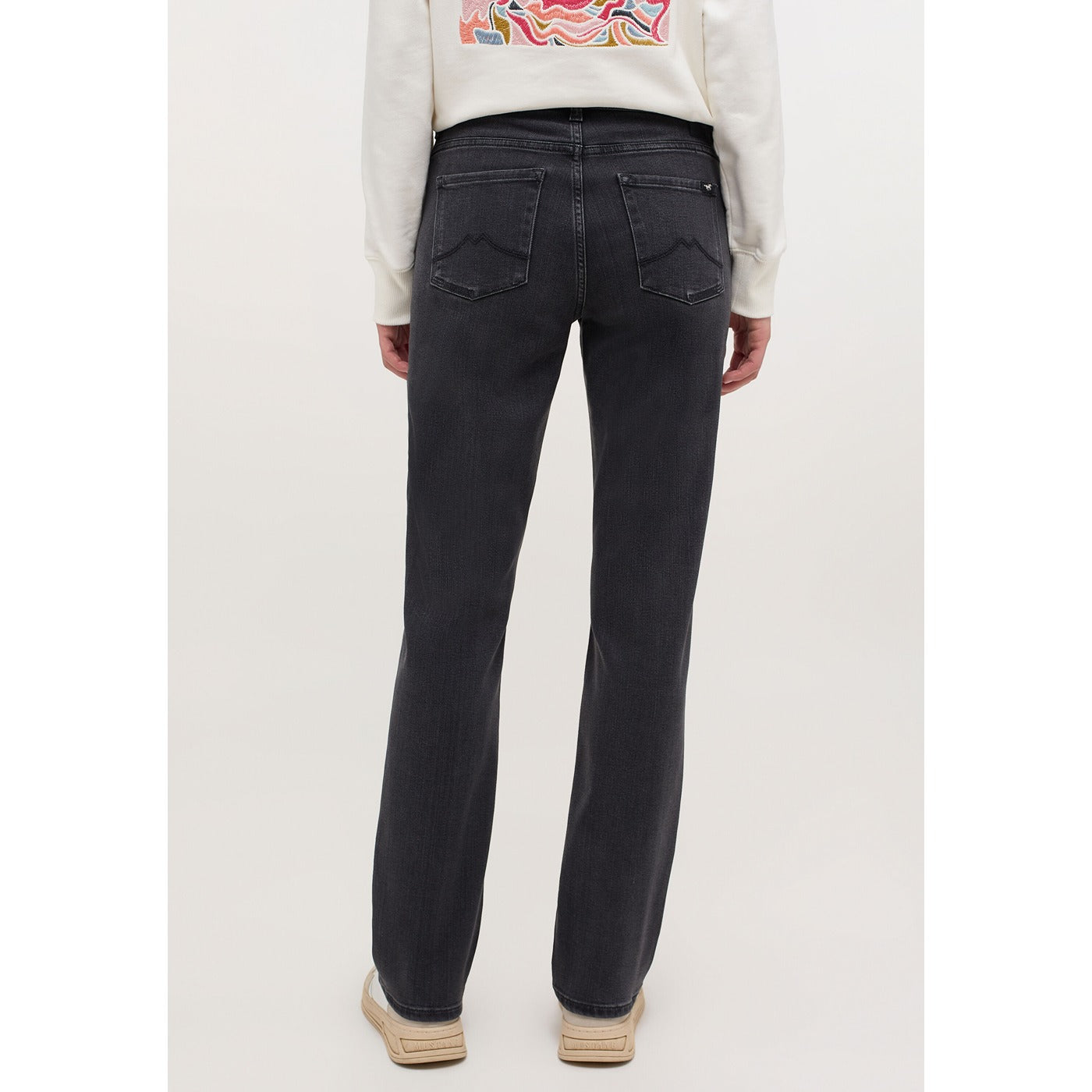 Charcoal Mid Rise Relaxed Jeans | Montivo Pakistan
