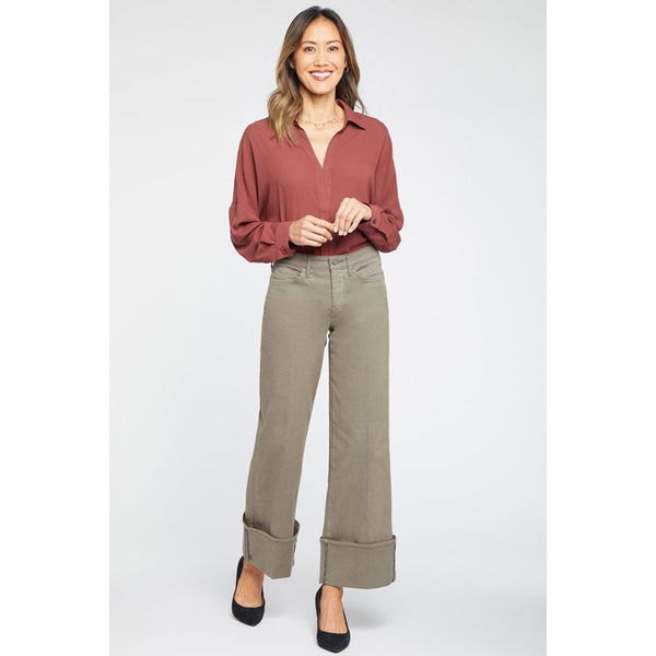 Ripe Olive Wide Leg Jeans | Montivo Pakistan