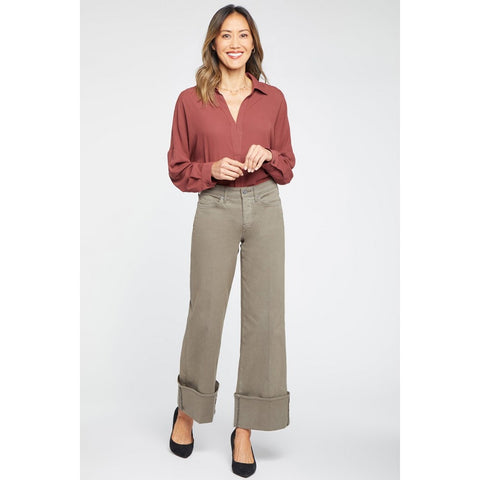 Ripe Olive Wide Leg Jeans | Montivo Pakistan