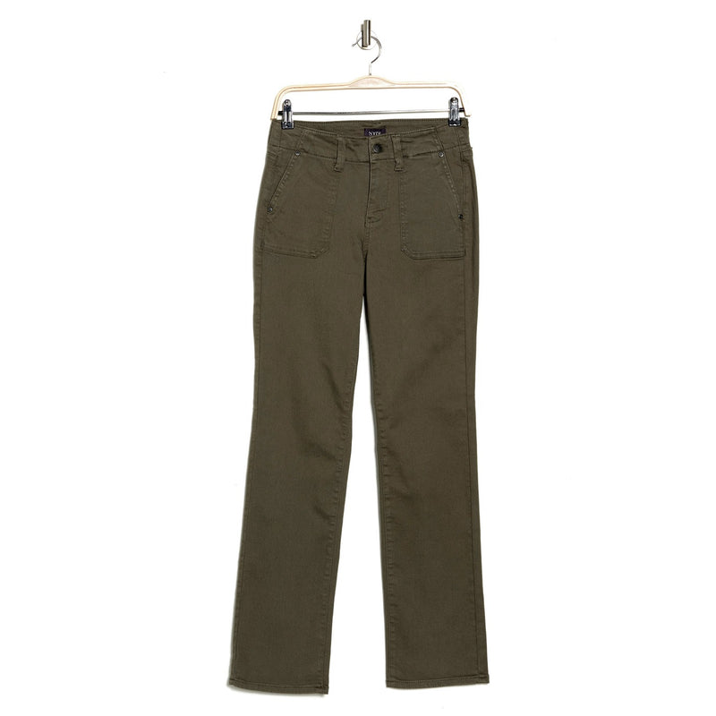Olive Straight Leg Utility Pocket Jeans | Montivo Pakistan