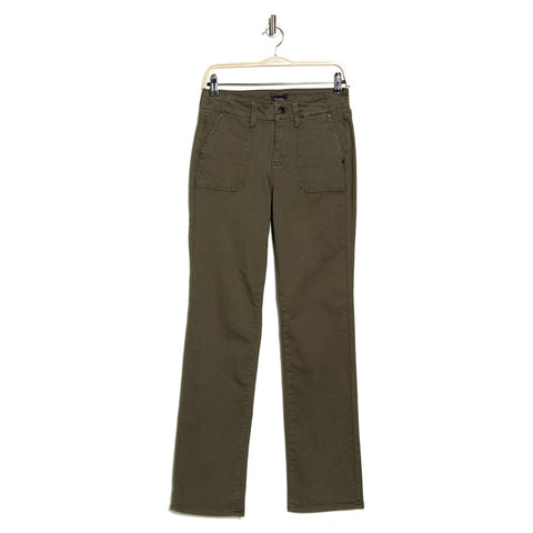 Olive Straight Leg Utility Pocket Jeans | Montivo Pakistan