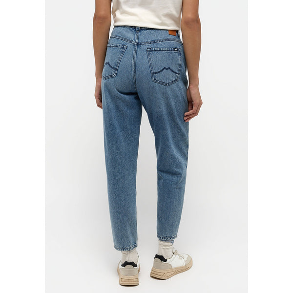 Mid Blue High Rise Mom Jeans | Montivo Pakistan