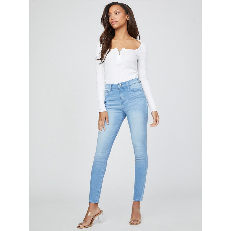 Light Blue High Rise Skinny Jeans | Montivo Pakistan