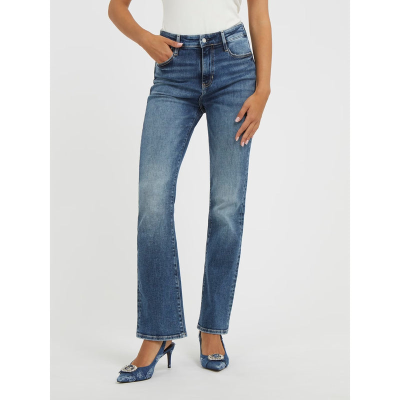 Mid Blue High Rise Flare Jeans | Montivo Pakistan