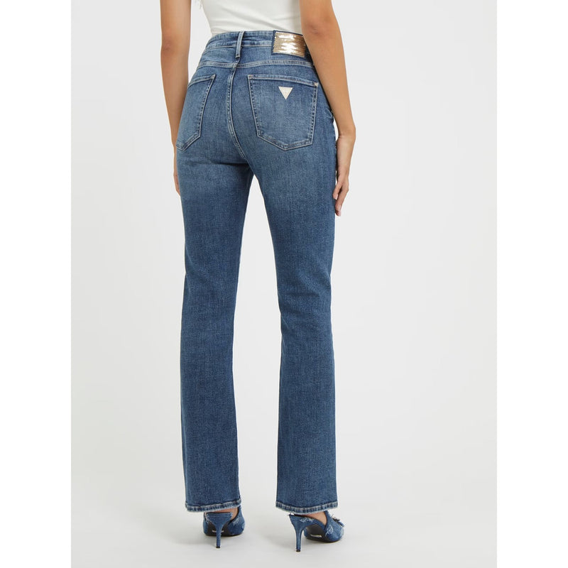 Mid Blue High Rise Flare Jeans | Montivo Pakistan