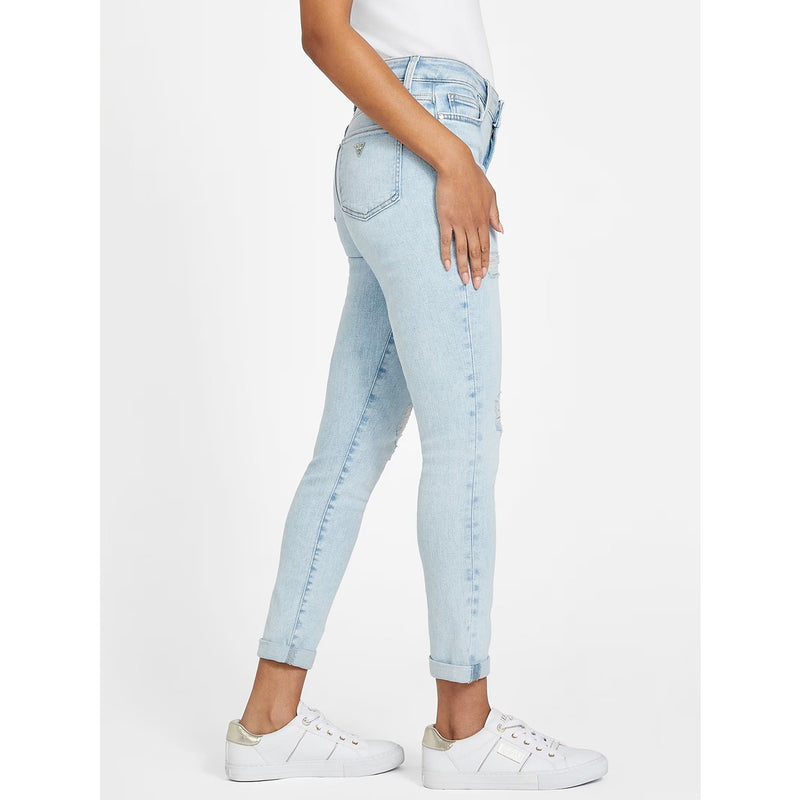 Light Blue Skinny Ripped Jeans | Montivo Pakistan