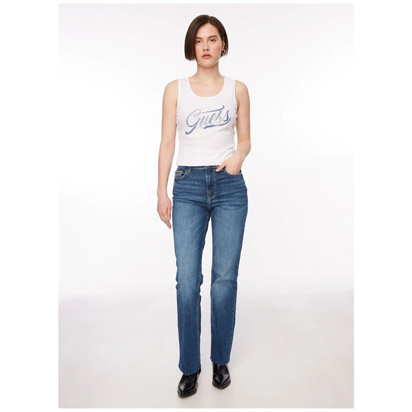 Blue Mid Rise Boot Cut Jeans | Montivo Pakistan