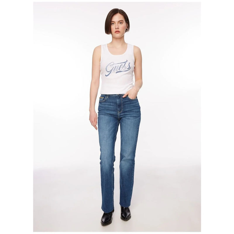 Blue Mid Rise Boot Cut Jeans | Montivo Pakistan