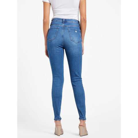 Mid Blue High Rise Skinny Jeans | Montivo Pakistan