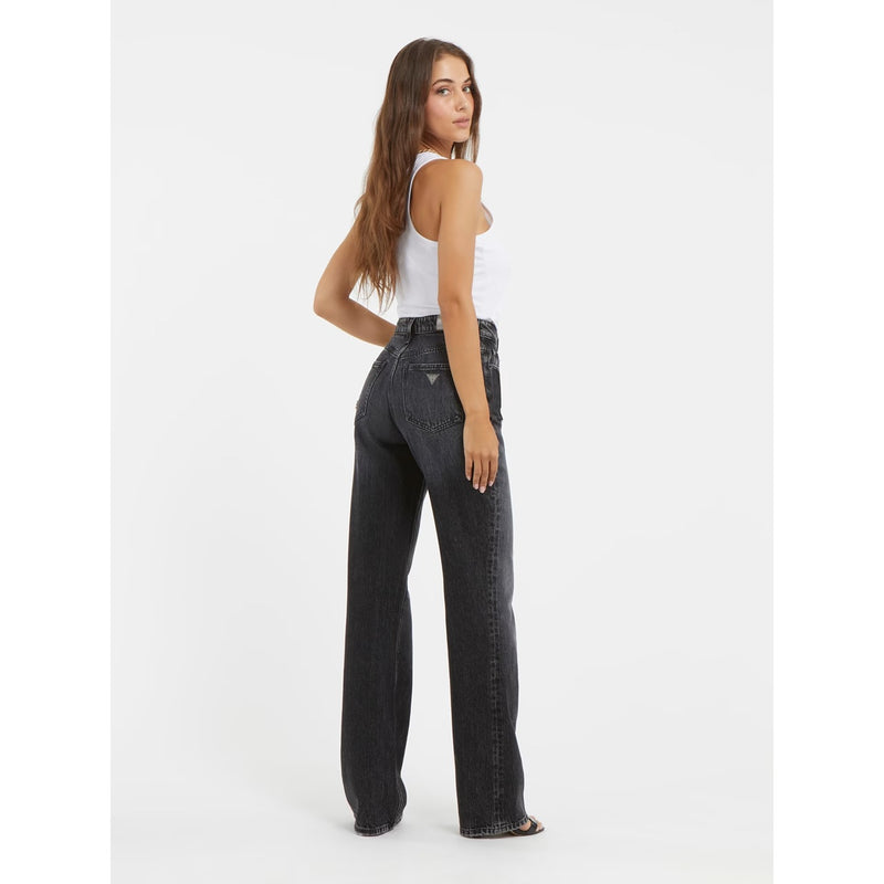 Charcoal Straight High Rise Jeans | Montivo Pakistan