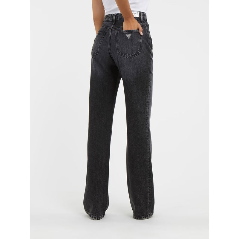 Charcoal Straight High Rise Jeans | Montivo Pakistan