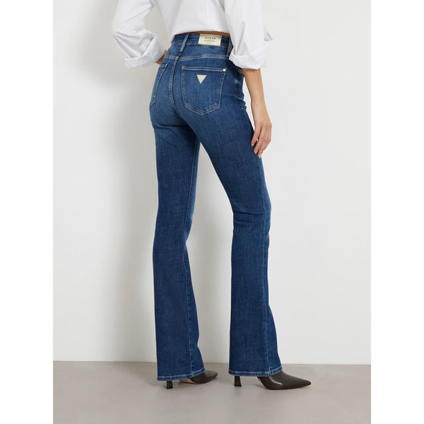 Blue High Rise Flare Jeans | Montivo Pakistan