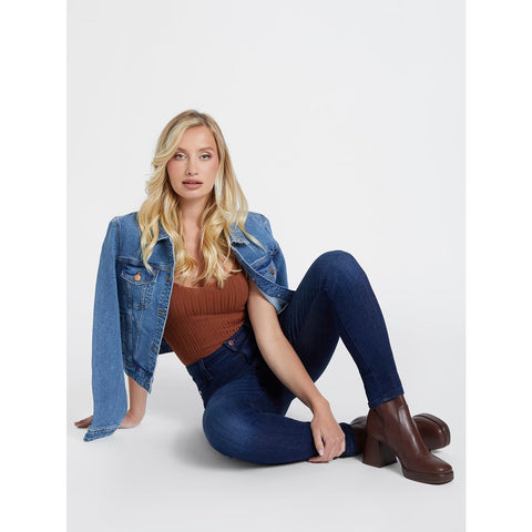 Dark Wash High Rise Skinny Jeans | Montivo Pakistan