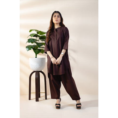 Brown Basic Matching Set | Montivo Pakistan