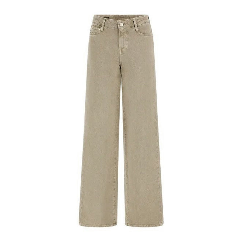 Light Green Mid Rise Wide Leg Jeans | Montivo Pakistan