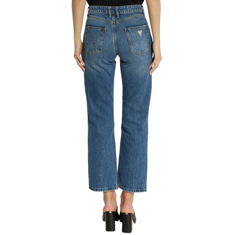 Mid Blue 1981 Straight High Jeans | Montivo Pakistan