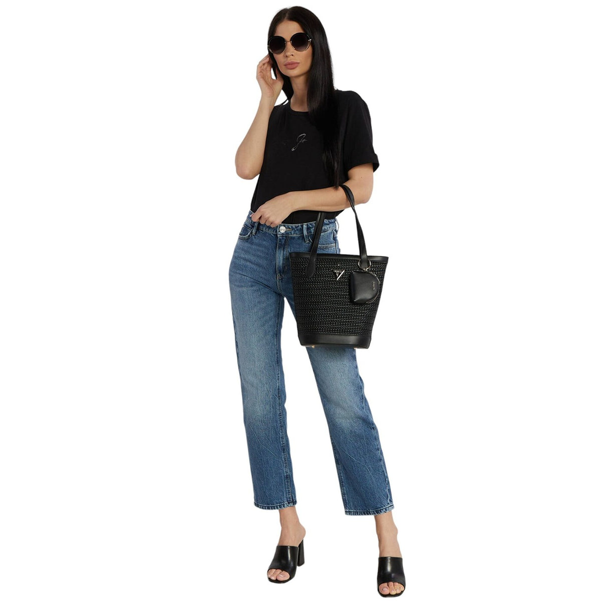 Mid Blue 1981 Straight High Jeans | Montivo Pakistan