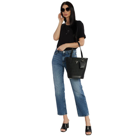 Mid Blue 1981 Straight High Jeans | Montivo Pakistan