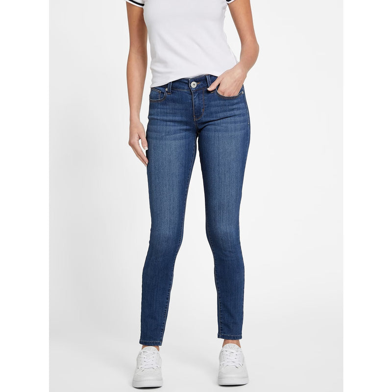 Blue Mid Rise Skinny Jeans | Montivo Pakistan