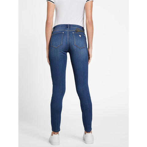 Blue Mid Rise Skinny Jeans | Montivo Pakistan