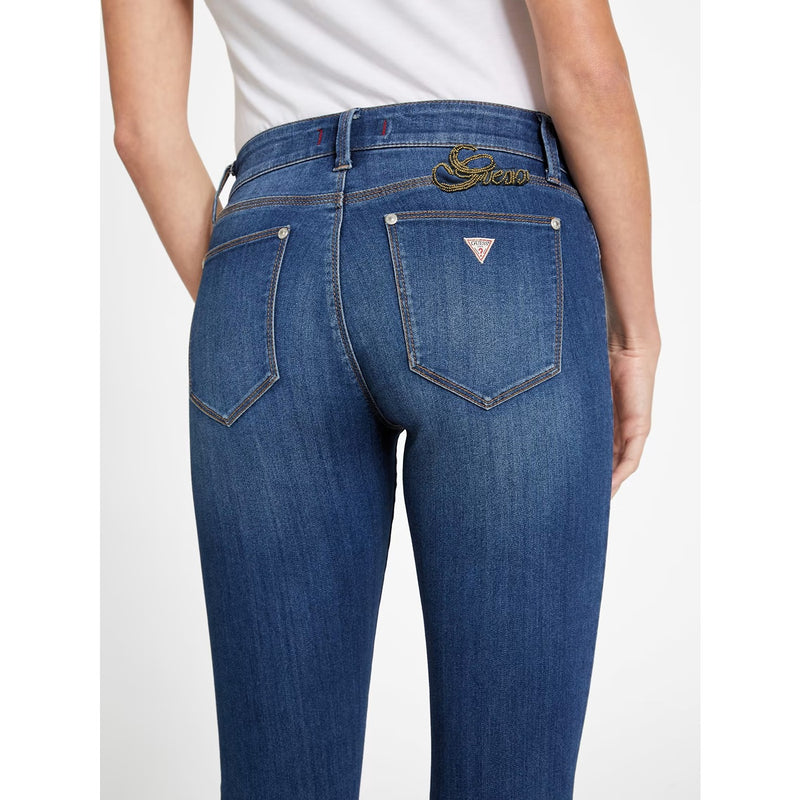 Blue Mid Rise Skinny Jeans | Montivo Pakistan