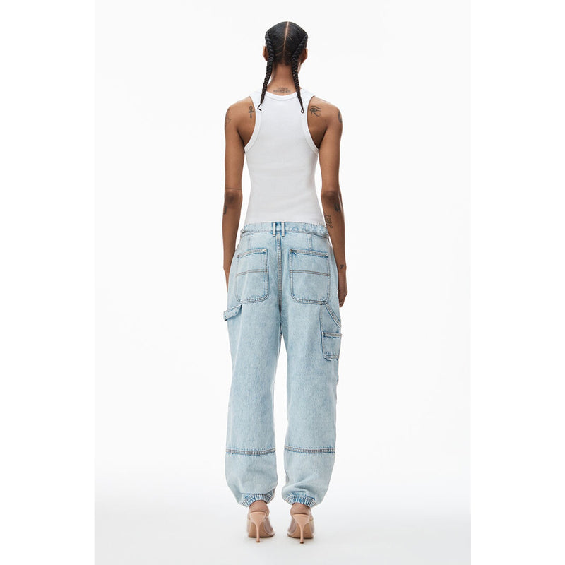 Light Blue Carpenter Jogger Jeans | Montivo Pakistan