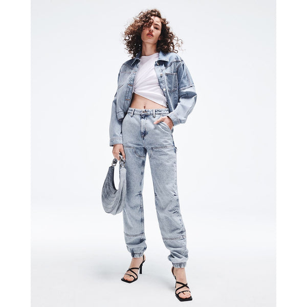 Light Blue Carpenter Jogger Jeans | Montivo Pakistan