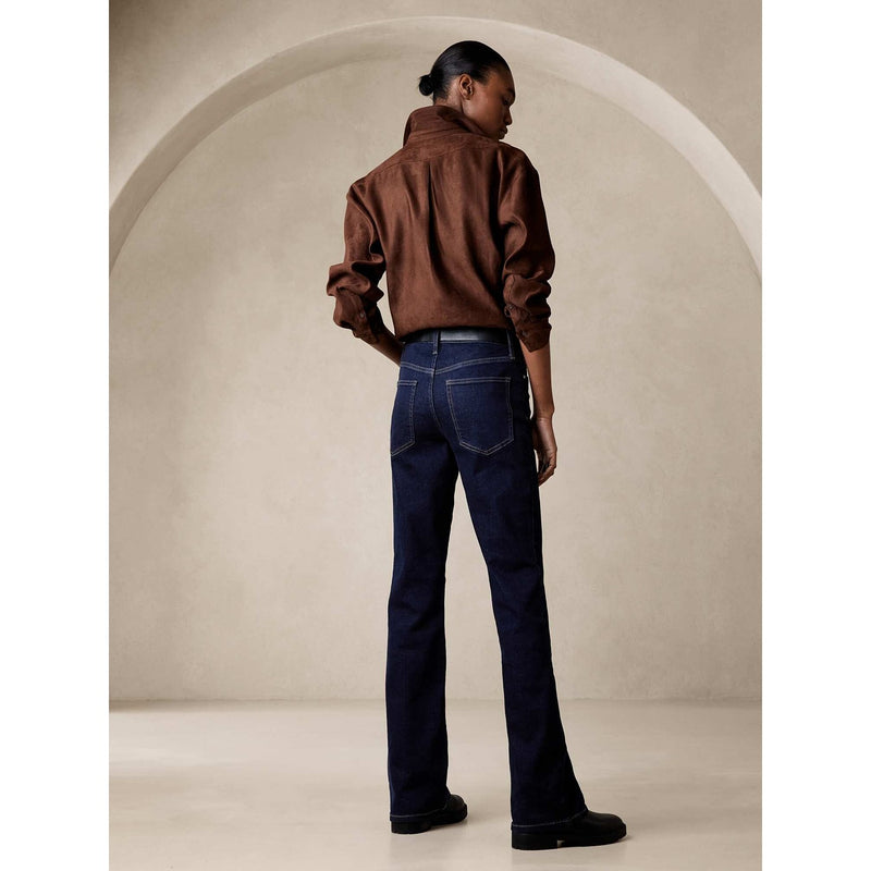 High Rise Rinse Wash Boot Cut Jeans | Montivo Pakistan