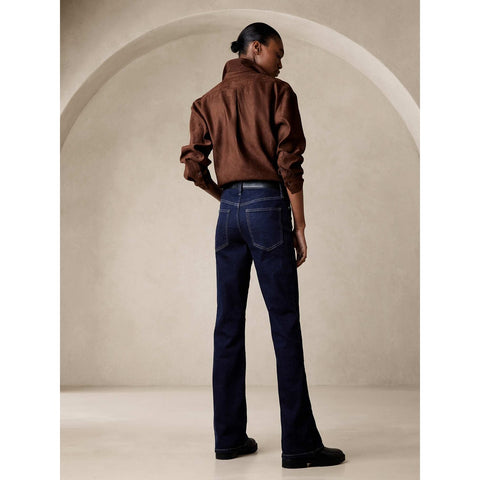 High Rise Rinse Wash Boot Cut Jeans | Montivo Pakistan