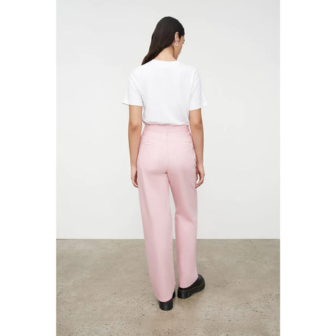 Pink Straight Leg High Rise Jeans | Montivo Pakistan