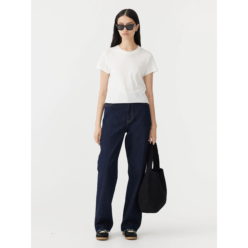 Rinse Wash Wide Leg Jeans | Montivo Pakistan