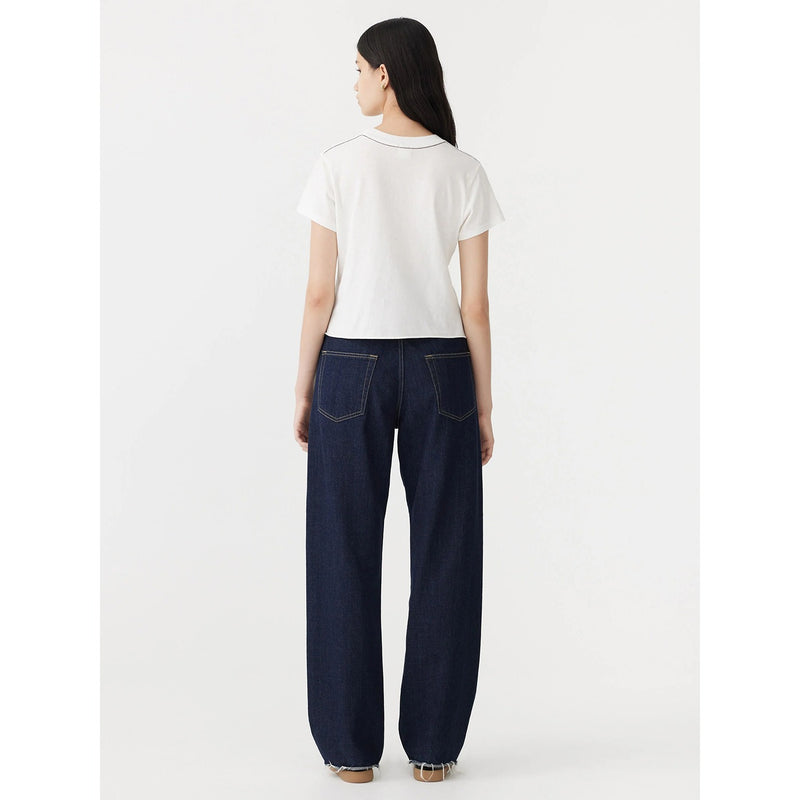Rinse Wash Wide Leg Jeans | Montivo Pakistan