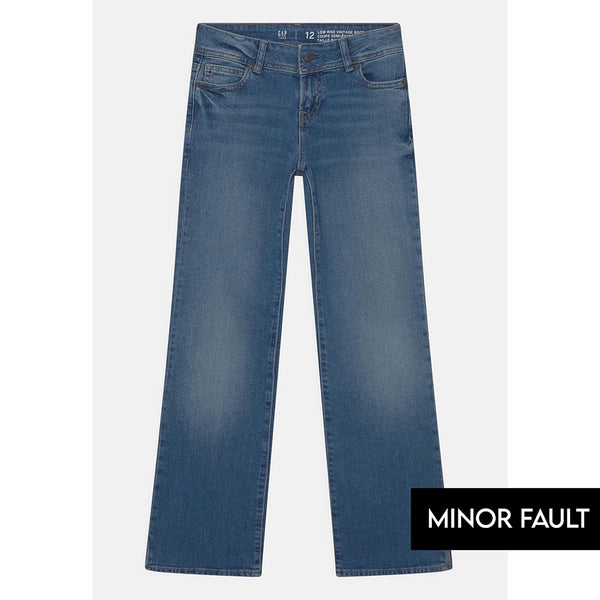 (Minor Fault) Low Rise Vintage Boot Cut Jeans | Montivo Pakistan