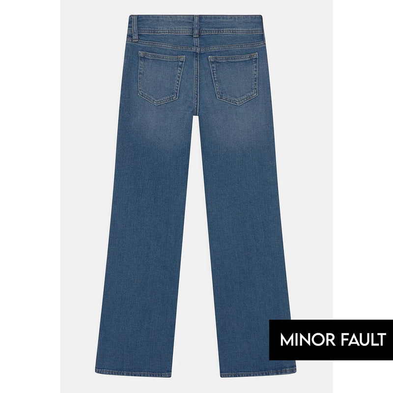 (Minor Fault) Low Rise Vintage Boot Cut Jeans | Montivo Pakistan
