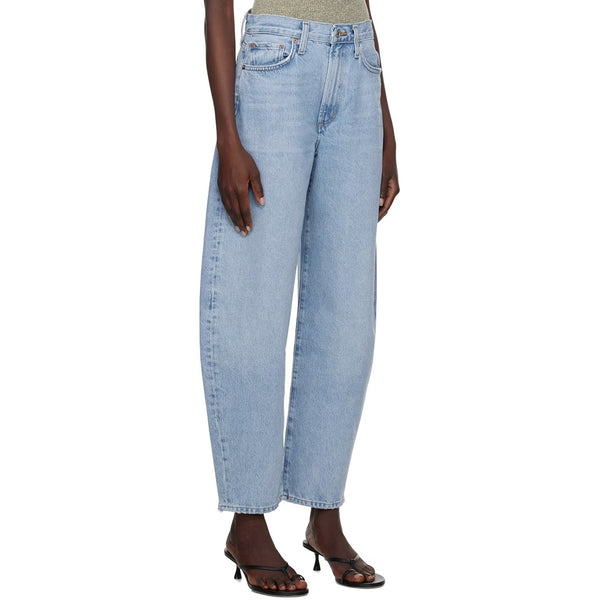 High Rise Light Blue Ballon Fit Jeans | Montivo Pakistan