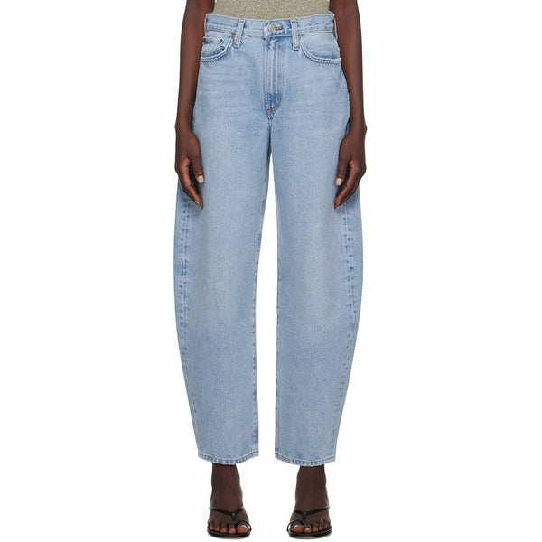 High Rise Light Blue Ballon Fit Jeans | Montivo Pakistan